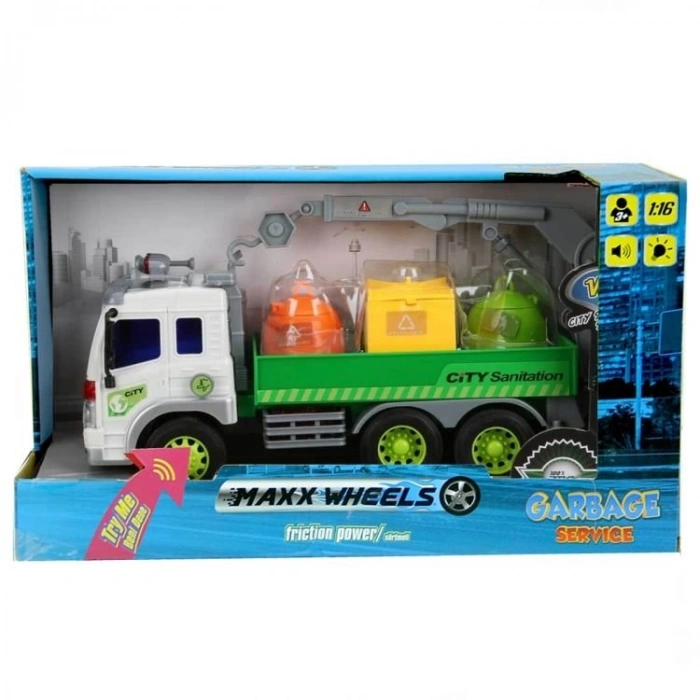 1:16 Sürtmeli Geri Dönüşüm Araçları