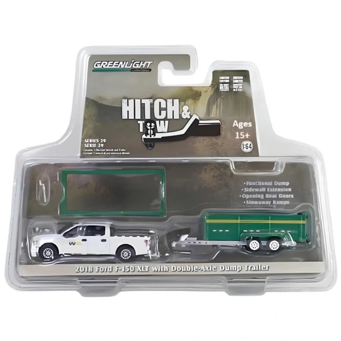 1/64 2018 Ford F-150 XLT with Double-Axle Dump