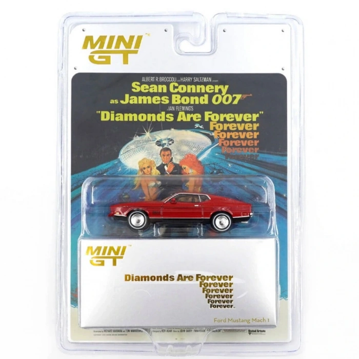 1/64 Ford Mustang Mach 1 Diamonds Are Forever / English - Blister Paket