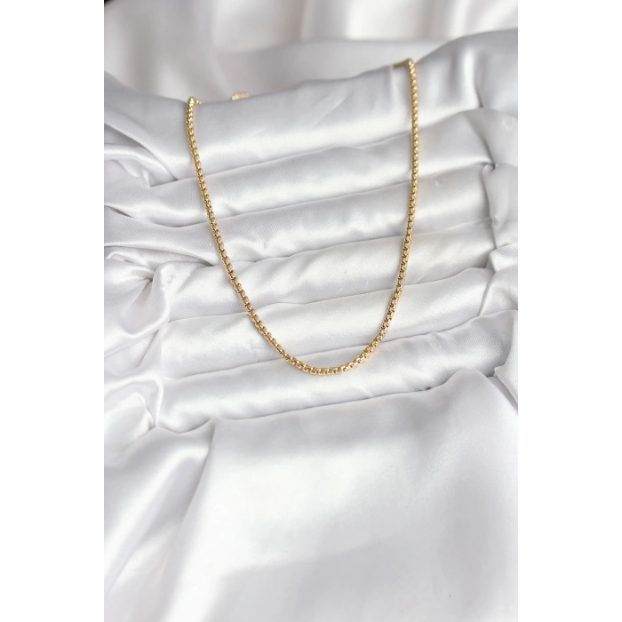 14K Gold Renk Kaplama Zincir Model CM Kadın Kolye