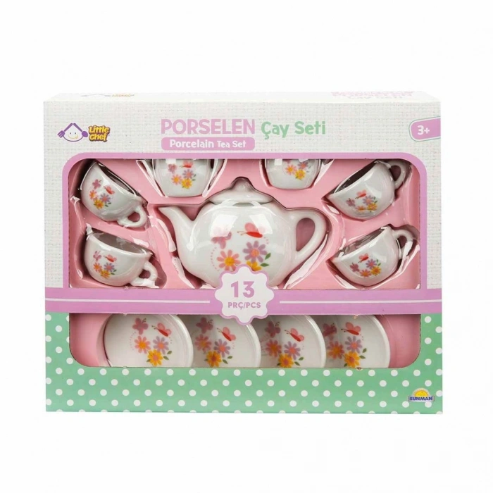 1501 Porselen Çay Seti 13 Parça -