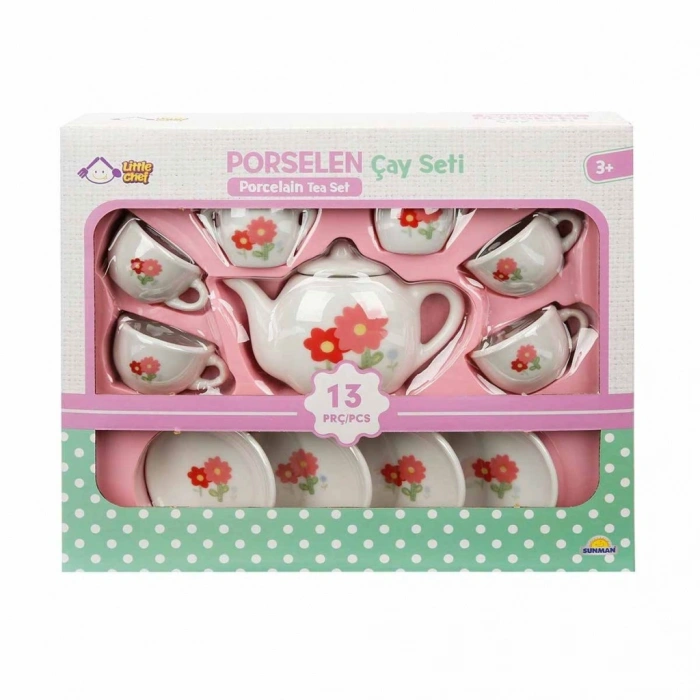 1501 Porselen Çay Seti 13 Parça -