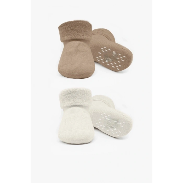 2li Havlu Soket Kaymaz Basic Boy 10508 Bej