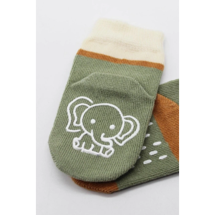 2Li Hayvan Figür Kaymaz Kız Soket Çorap 10120 Nil