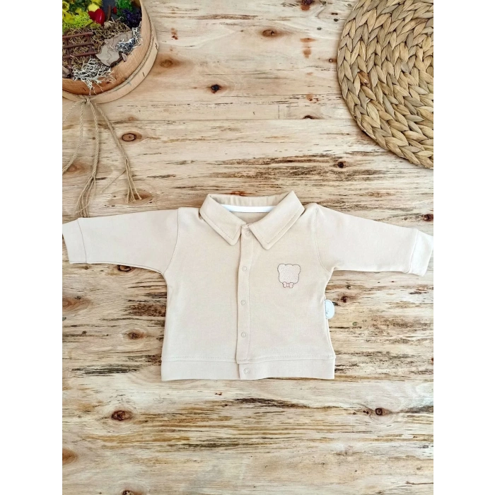 3-6 6-9 9-12 Ay Oyuncaklı Altınbaşak 5Li Kız Erkek Bebek Takımı Vizon