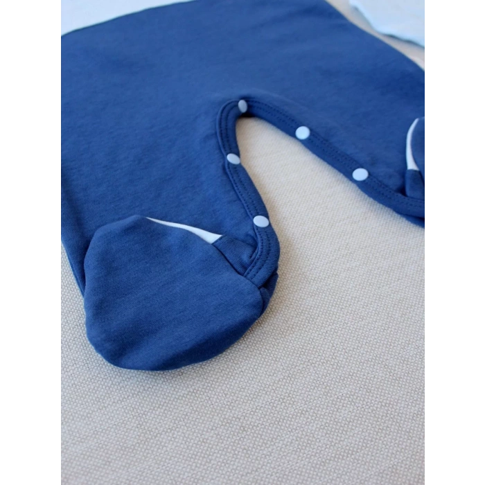 3-6 9-12 12-18 Ay Özel Kuvvetler Nakışlı Bere Şapkalı Kız Erkek Bebek Tulumu Lacivert