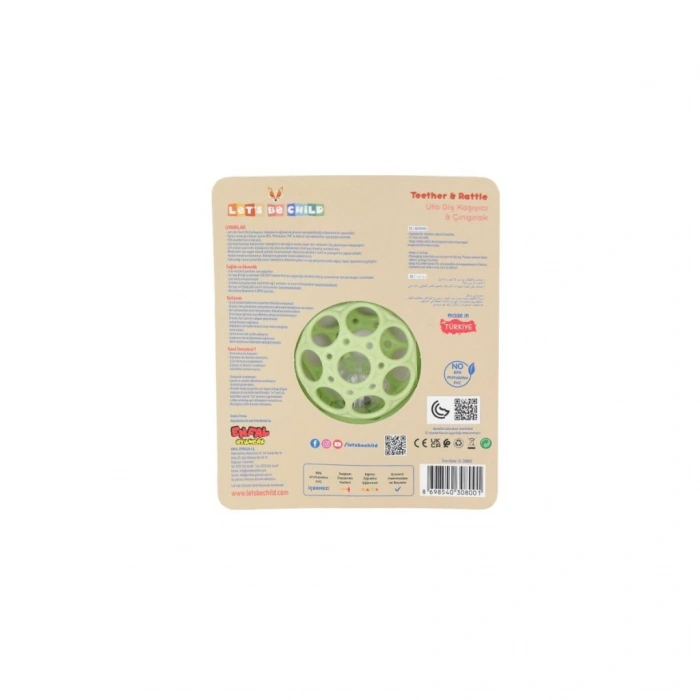 30800  Ufo Diş Kaşıyıcı & Çıngırak +0 ay