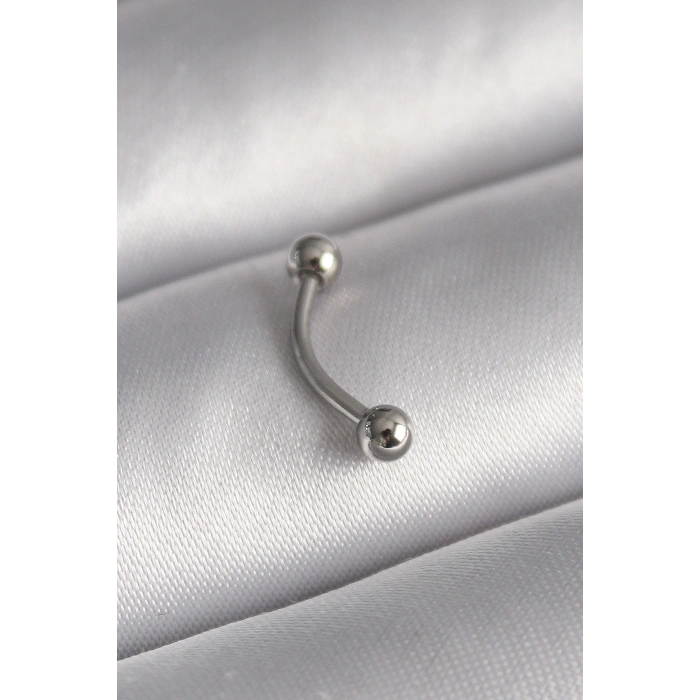 316L Çelik Gümüş Renk Topçuk Model Piercing
