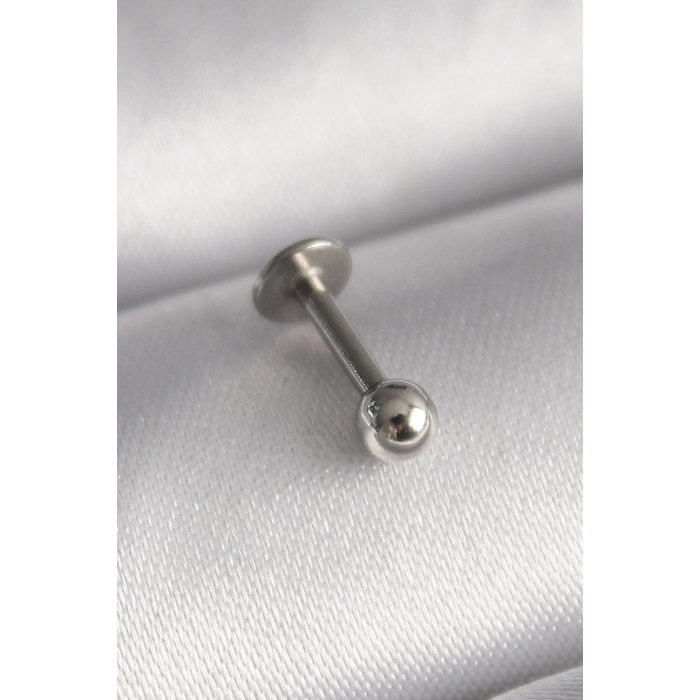 316L Çelik Gümüş Renk Topçuk Piercing