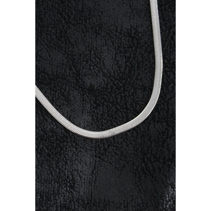 316L Çelik Klasik İtalyan Zincir Model Gümüş Renk Erkek Kolye