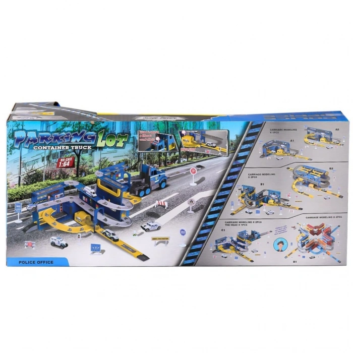 4345 Sesli Işıklı Transporter Garaj Seti