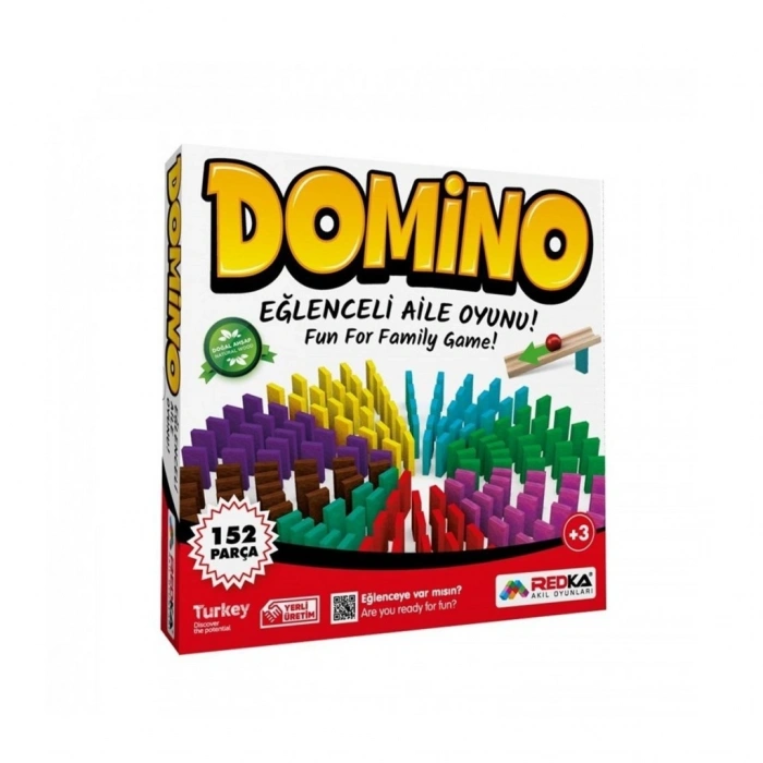 4456 Renkli Ahşap Domino