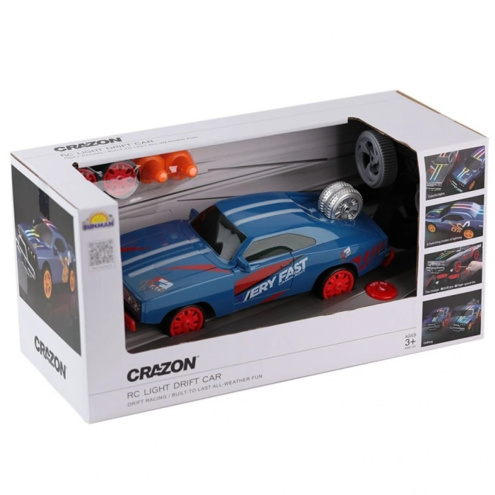 5016 NessiWorld ARABA DRİFT FF YEDEK TEKERLEK KUKALI IŞIKLI 7 4V USB 2A