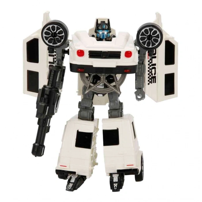 5039 NessiWorld-YFN-ROBOT TRANSFORMER POLICE-G/FAST FLAME 2R 2A