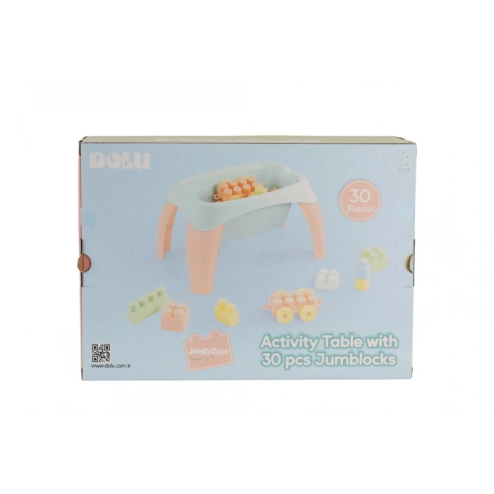 5211 OYUNCAK AKTİVİTE OYUN MASASI 30 PARÇA MEGA BLOK