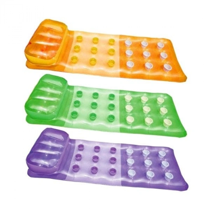 58890 RENKLİ BARDAKLI YATAK 188X71