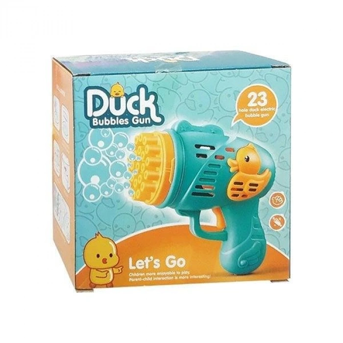 6051 ÖRDEKLİ PİLLİ KÖPÜK TABANCA MAVİ -KYM