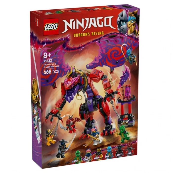 71832   Ninjago Thunderfang Kaos Ejderhası 668 parça +8 yaş