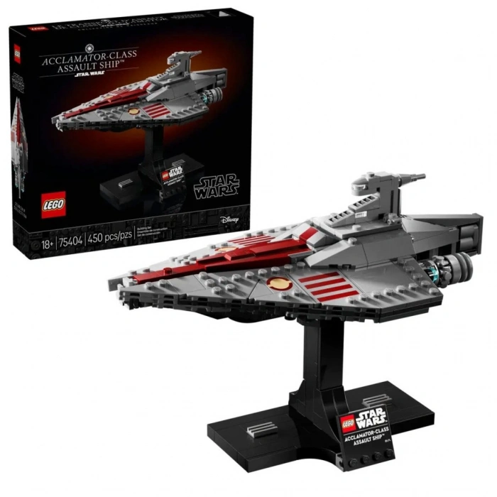 75404   Star Wars - Acclamator Sınıfı Hücum Gemisi 450 Parça +18 Yaş