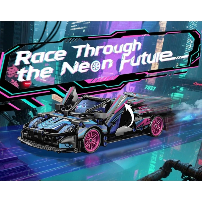 9055-6  TOYSE TOYS BRİCKS SPEED MAVİ CYBER-EKN