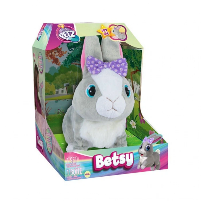 9586 Sesli ve Hareketli Peluş Tavşan Betsy -NessiWorld