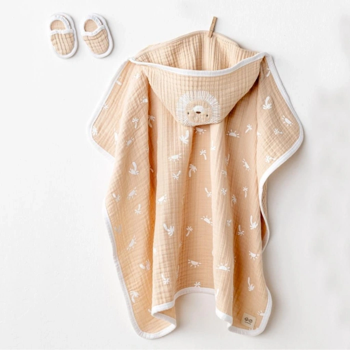 AC24508 Müslin Smil All Day 80x80 Havlu Set Beige