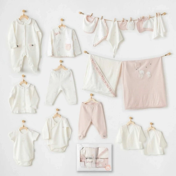 AC25952 Ballerina 20 Parça Hastane Çıkışı Ekru