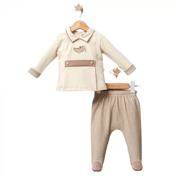 Airplane Zıbın Takım  Kahverengi