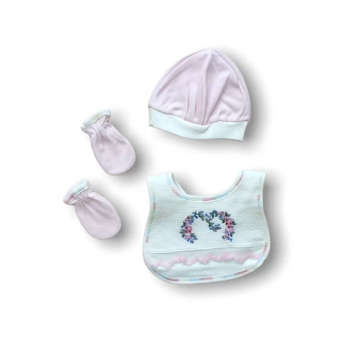 Anadolunun Kalbi Nakışlı  5Li Zıbın Takımı Hastane Çıkışı Pembe