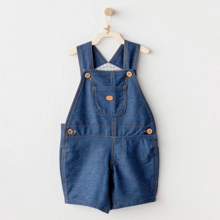 Andywawa Ac25932 Casual Bebek Salopet İndigo