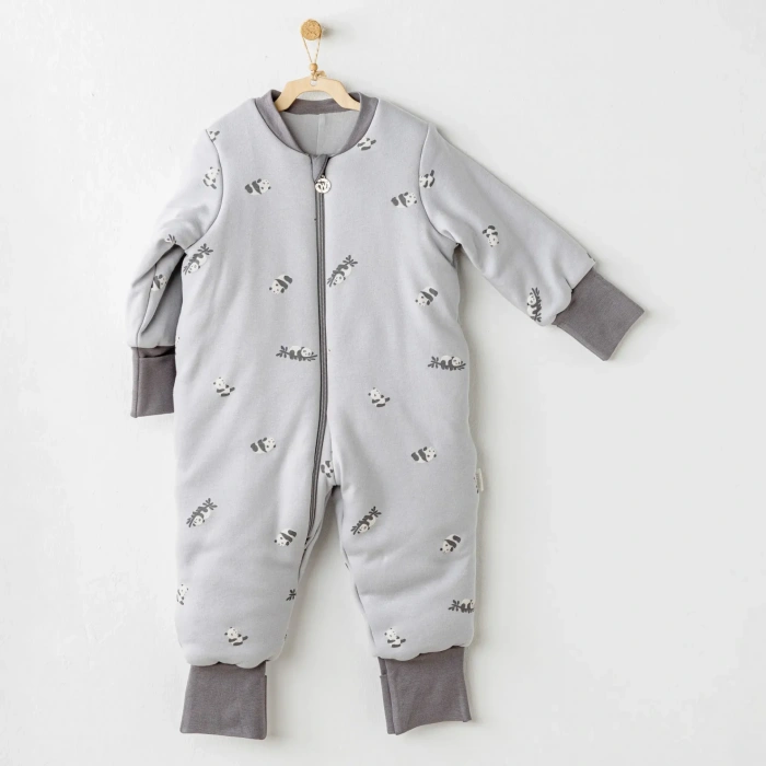 Andywawa Ac26035 Fiber Keep Smiling Uyku Tulumu 2,5 Tog Grey