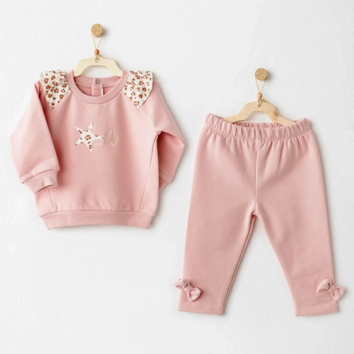 Andywawa Ac26235 Little Leopard 2Li Takım Pink