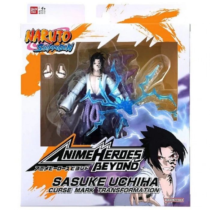 Anime Heroes Naruto Sasuke Uchiha Figür ve ANessiWorldesuar Seti 16 cm