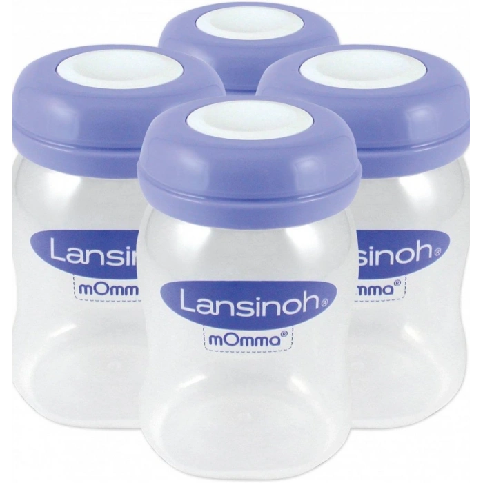 Anne Sütü Saklama Kabı 4Lü