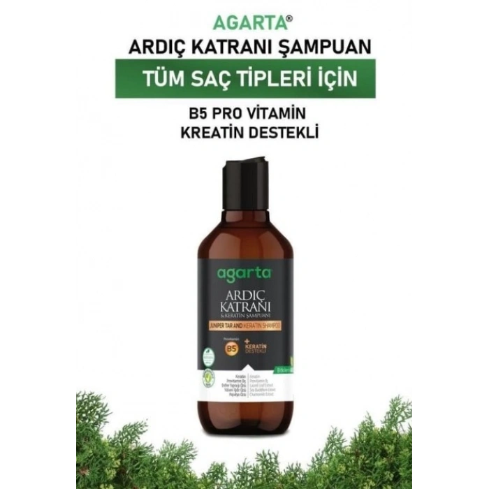   Ardıç Katranı & Keratin Şampuanı 400ml
