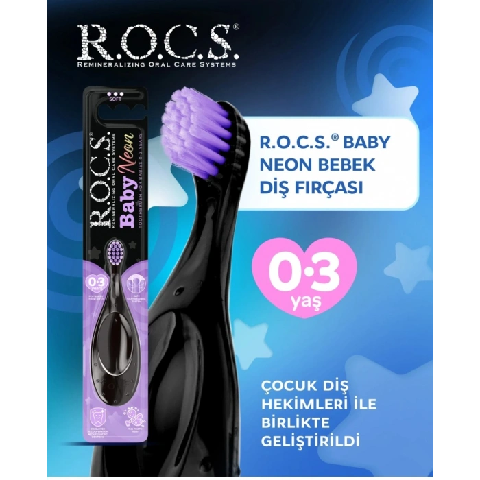 .Baby Neon Ekstra Soft Diş Fırçası 0-3 Yaş