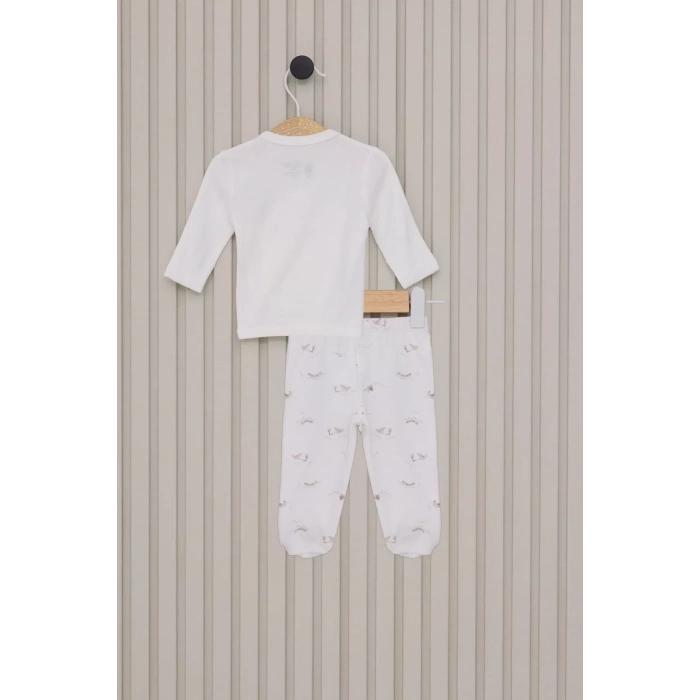 Bebek 5Li Hatane Çıkış Seti Usb2017 Krem