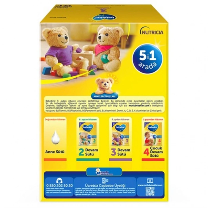 Bebek Devam Sütü No3 400 Gr