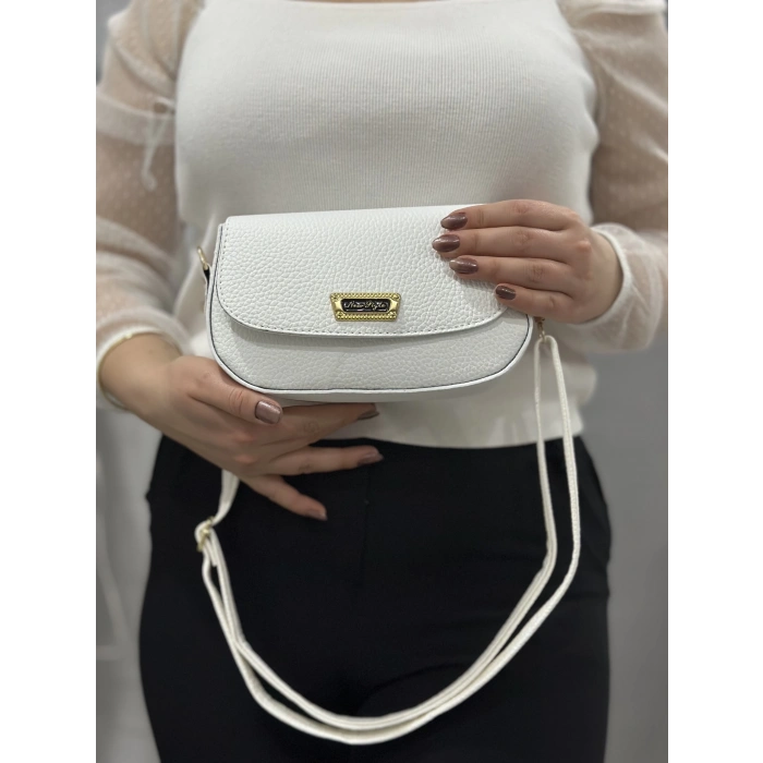 Beyaz cilt jessi çanta