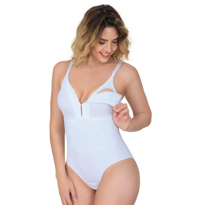 Beyaz Mı 2944 Sırt Destekli Badi Emzirme Korse