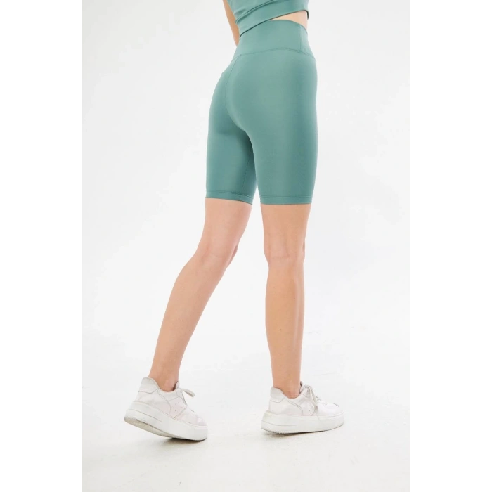 Biker Sporcu Şort - Mint Yeşil