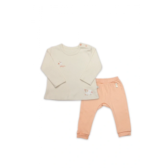 Bistyle 2Li Takım Fluffy And Lovely 14106 Bej