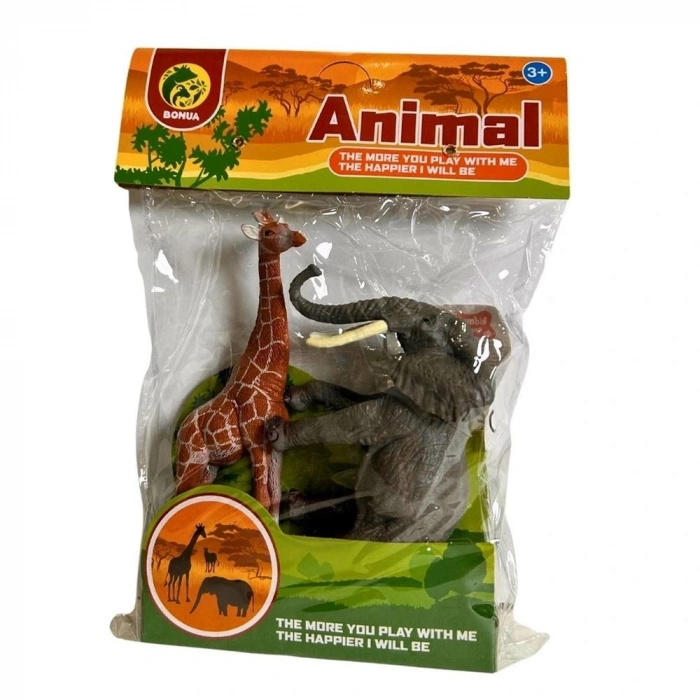 BMA-9/10 PVC PAKETTE İKİLİ  VAHŞİ HAYVANLAR -KİD