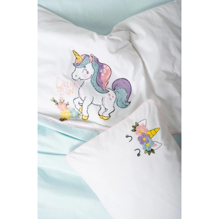 Box Punch Nakışlı Bebek Nevresim Takımı Dolly