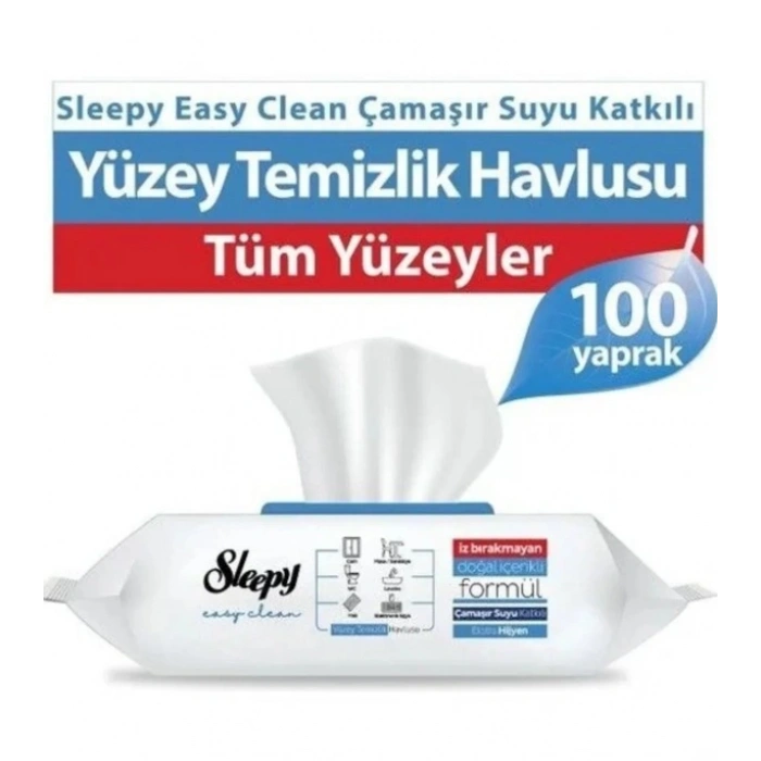 Çamaşır Suyu Katkılı Yüzey Temizleme Havlusu 100 Adet