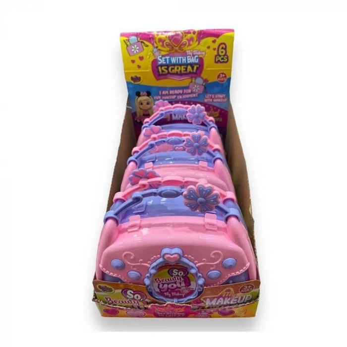 Çantalı Güzelik Seti 6 Lı Stand 1 adet Fiyatıdır