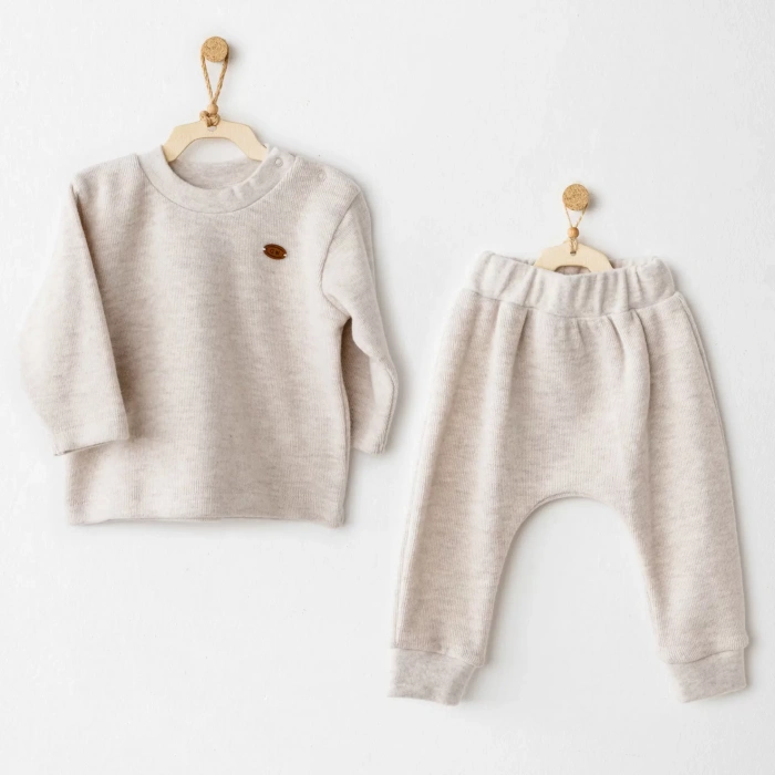 Casual 2Li Takım Beige