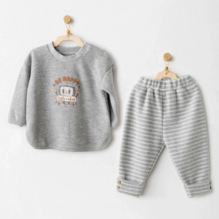 Casual 2Li Takım Grey