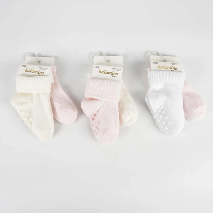  Cenet 2li Absli Kız Bebek Soket Çorap K44048 (ADET FİYATIDIR)