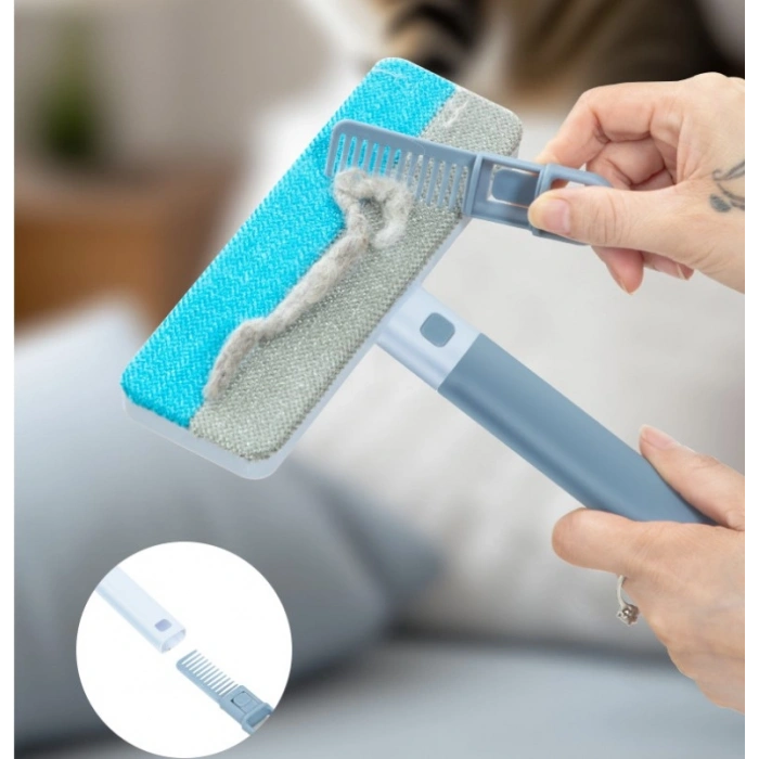 Çift Yönlü Evcil Hayvan Tüy Toplayıcı ve Yüzey Temizleme Fırçası